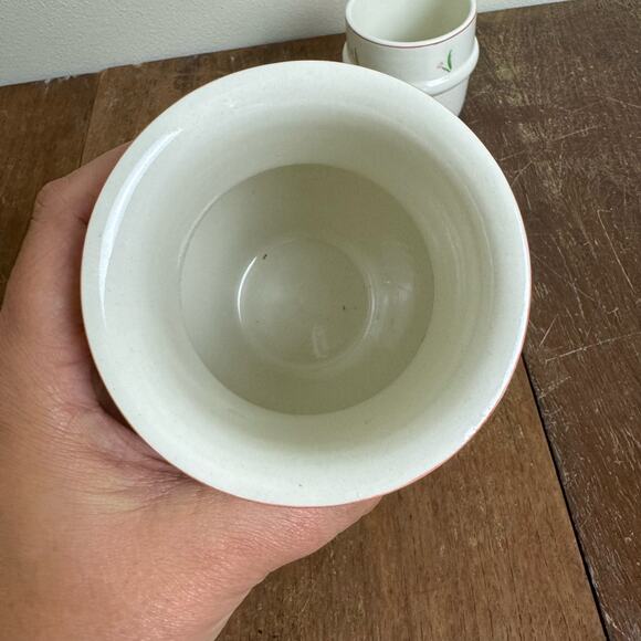 Vintage 1985 Bedside Water Carafe by Teleflora 2 piece with Tulip Flowers - Picture 8 of 10